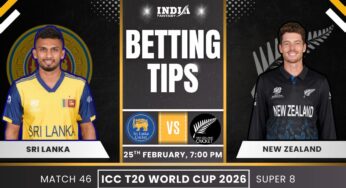 SL vs NZ Today's Match Prediction