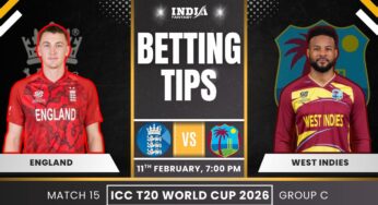 ENG vs WI Today's Match Prediction