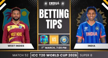 IND vs WI Today's Match Prediction