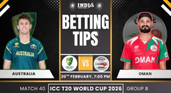 AUS vs OMA Today’s Match Prediction