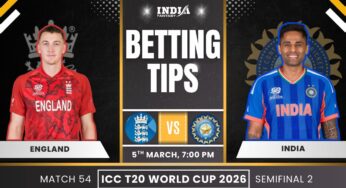 IND vs ENG Today's Match Prediction