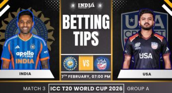 IND vs USA Today's Match Prediction