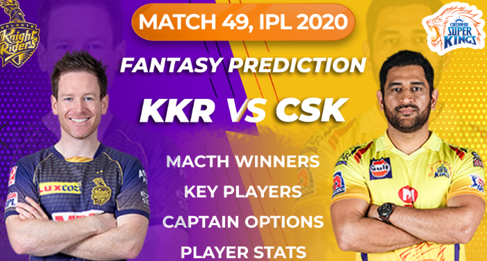 VIDEO: CSK vs KKR Dream11 IPL 2020 Prediction Tips Captain Options Player Stats