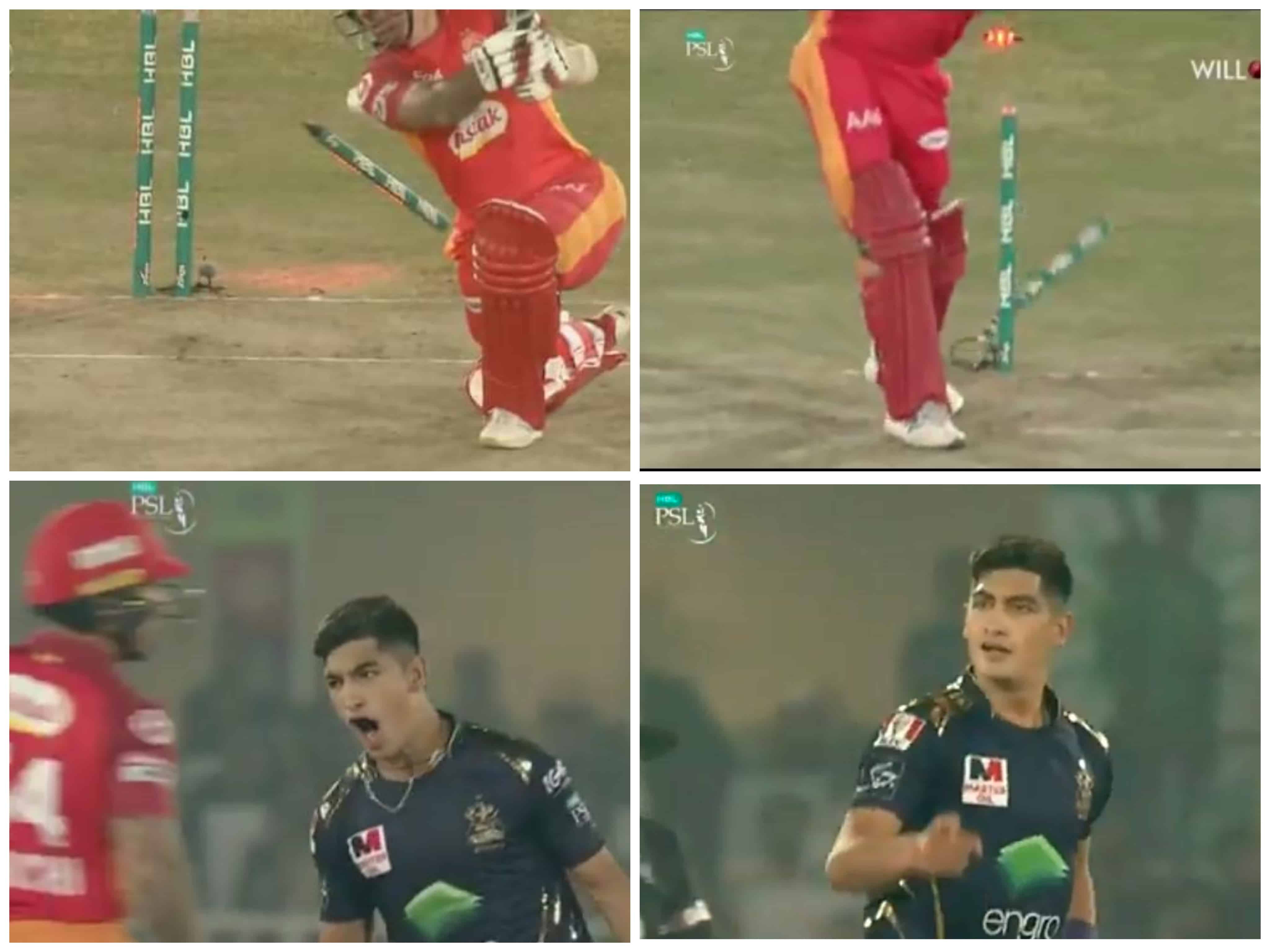 Watch: Naseem Shah cleans up Ronchi with brute yorker