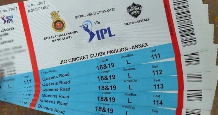 Cricket Match tickets Bangalore