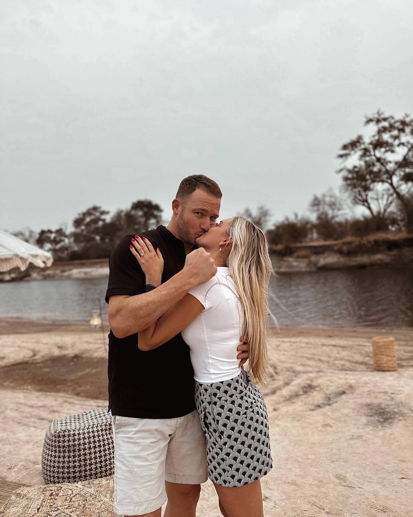 David Miller with wife Camilla Harris