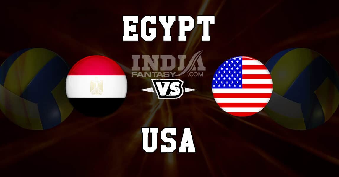 EGY vs USA Dream11 Match Prediction| Men’s Volleyball World Cup 2019| News, Fantasy Team