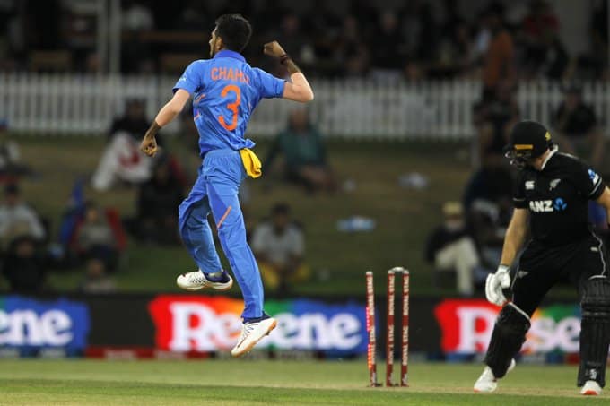 WATCH: Yuzvendra Chahal clean bowls dangerous Martin Guptill with dream delivery