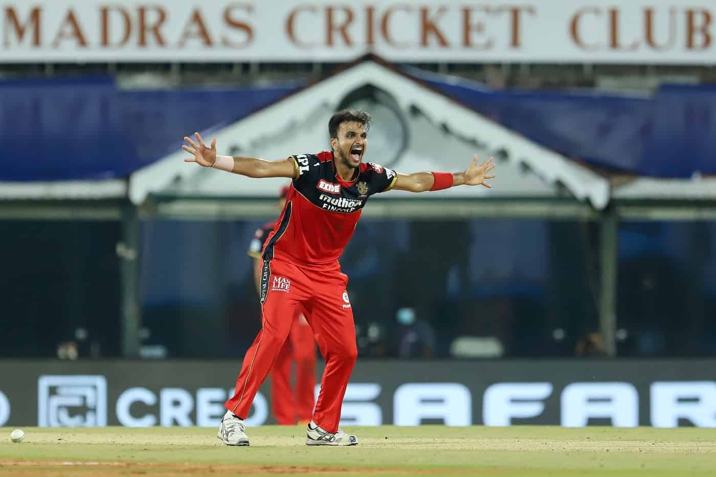 Watch: Harshal Patel Picking Three Wickets In Four Balls IN MI vs RCB IPL 2021