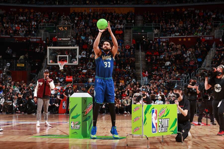 Karl Anthony-Towns three-point LBN vs DRT Dream11