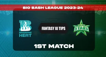 HEA vs STA Dream11 Prediction: 1st Match of Big Bash League, 2023-24 Playing 11, Pitch Report, Fantasy Cricket Tips for Brisbane Heat vs Melbourne Stars Dream11 Team