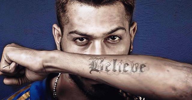 Hardik Pandya Believe Tattoo