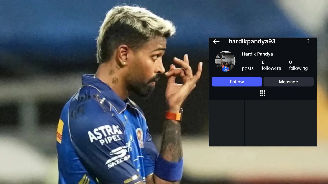 Hardik Pandya Deactivates His Instagram Account for a Brief Period After IPL Backlash