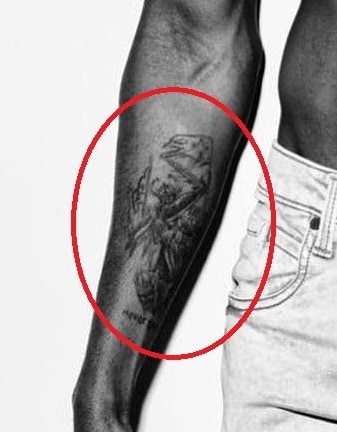 Hardik Pandya An Abstract Tattoo