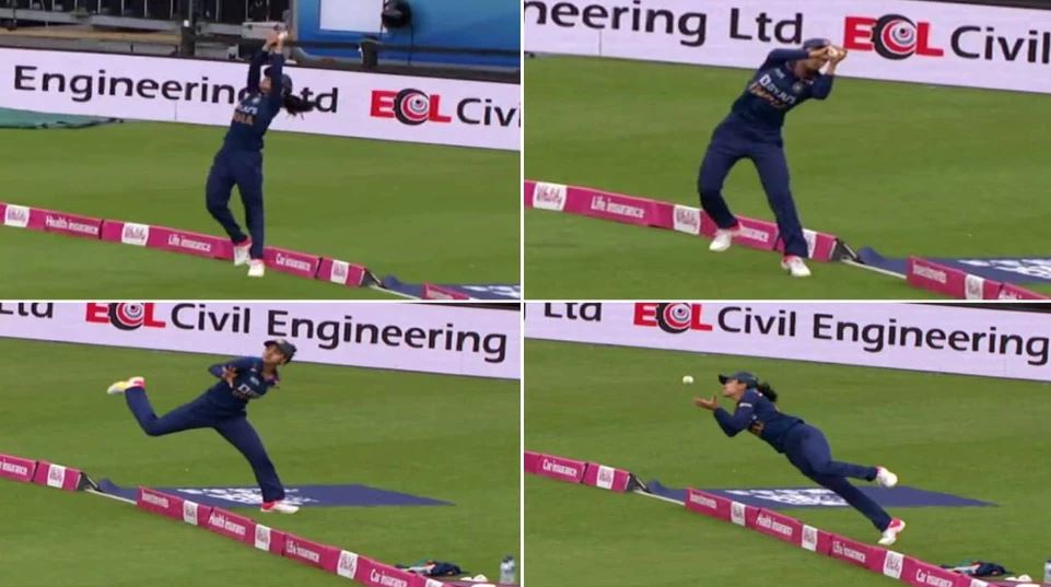 England vs India: Harleen Deol grabs one of the greatest catches in women’s cricket – WATCH