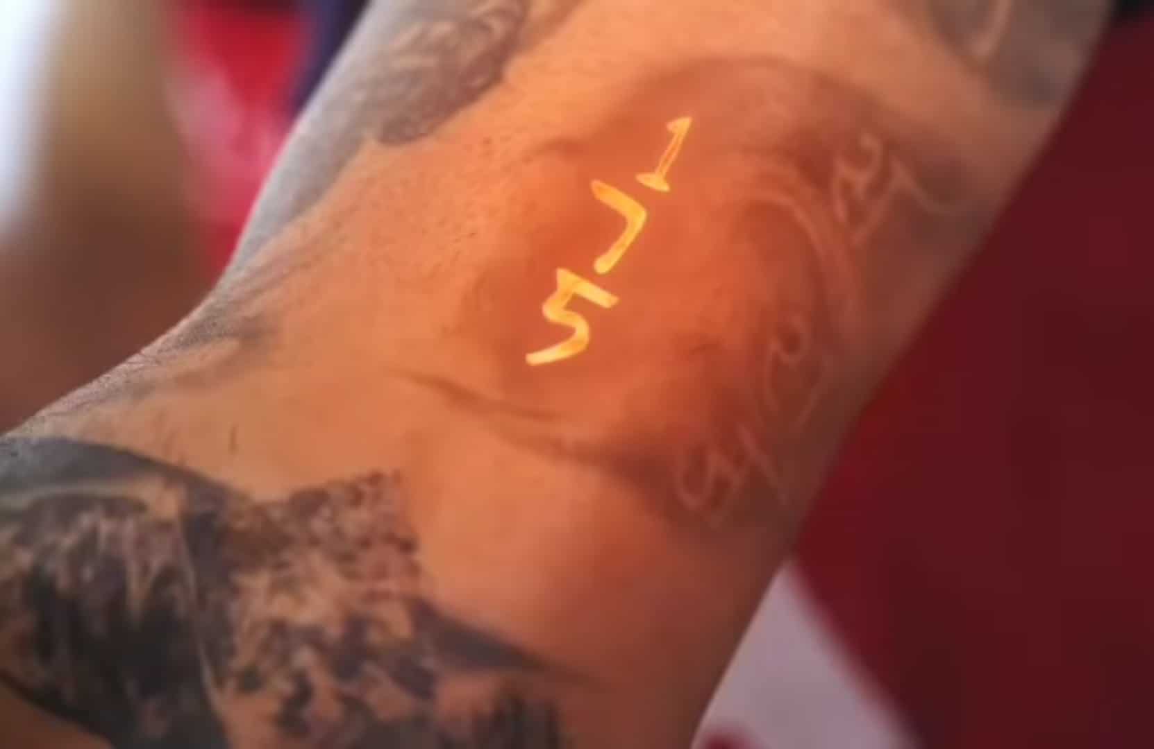 Virat ODI Tattoo