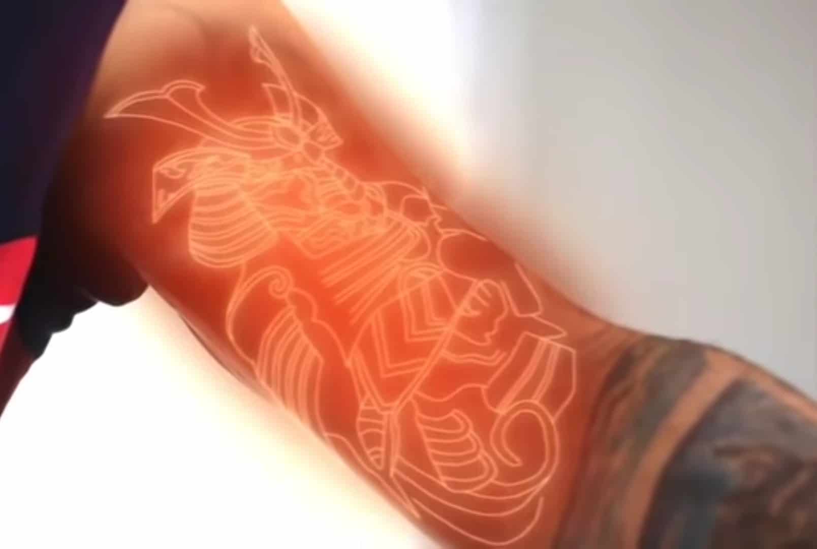 Virat Samurai Tattoo