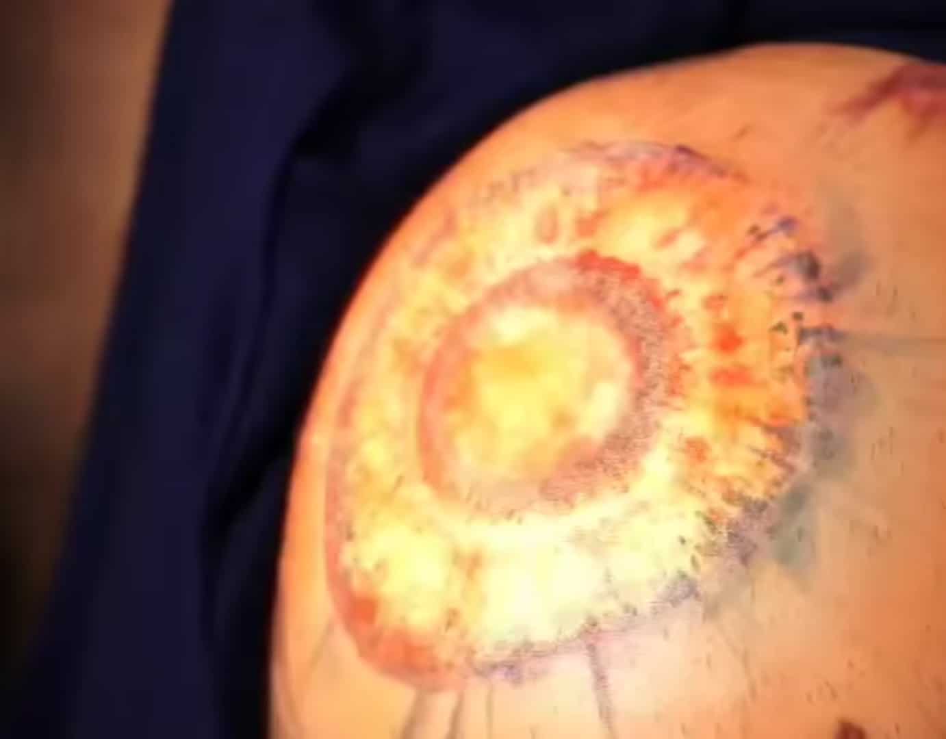 Virat Gods eye Tattoo