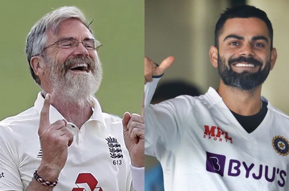 Fans troll Barmy Army after their tweet of 68-yr-old James Anderson dismissing Virat Kohli Jr