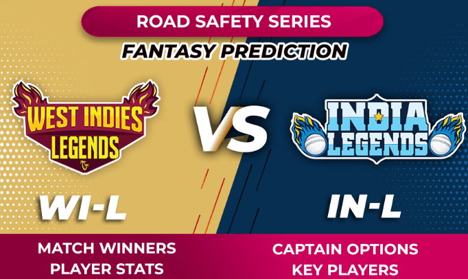 IN L vs WI L Dream11 India Legends vs West Indies Legends Prediction Tips Captain Options Player Stats