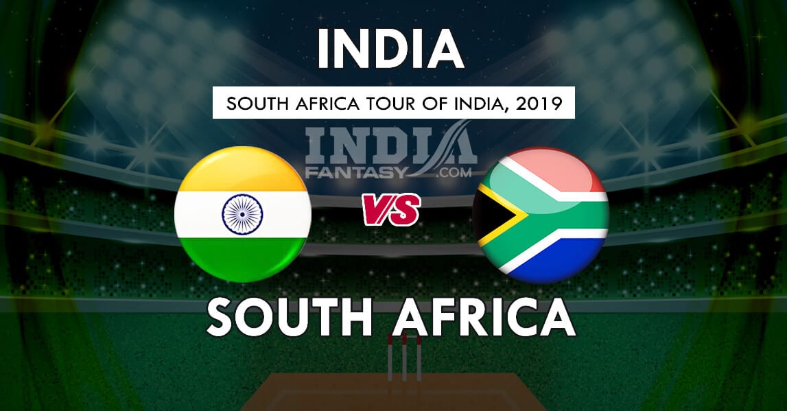 IND vs SA Dream11 Match Prediction | South Africa tour of India, 2019| Fantasy Team, Team News