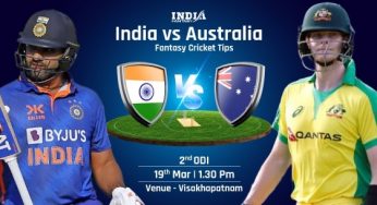 IND vs AUS Dream11 Prediction: 2nd ODI Match, Playing 11, Pitch Report and Fantasy Cricket Tips for India vs Australia Dream11 Team