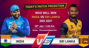 IND vs SL Today Match Prediction for India vs Sri Lanka 3rd ODI– Who Will Win IND vs SL match?