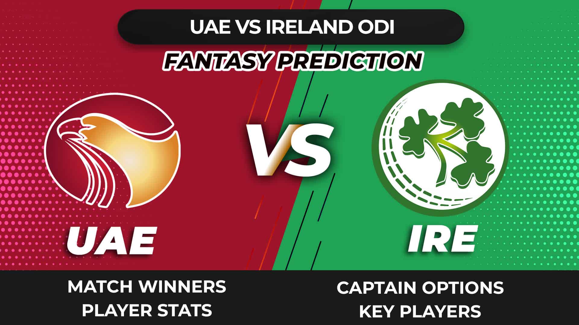 VIDEO: UAE vs IRE Dream11 UAE vs Ireland ODI T20 Prediction Tips Captain Options Player Stats