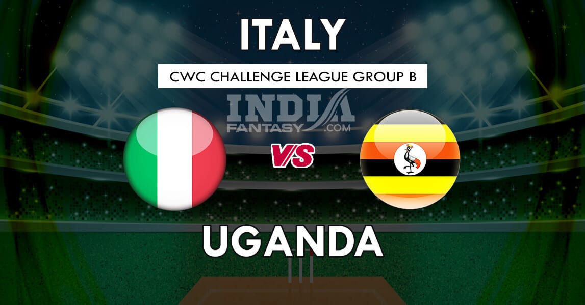 ITA vs UGA Dream11 Match Prediction| CWC Challenge League Group B