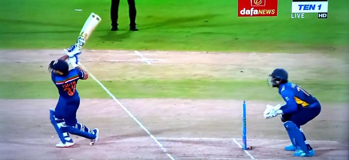 SL vs IND Live: Ishan Kishan First Ball SIX on ODI Debut – WATCH