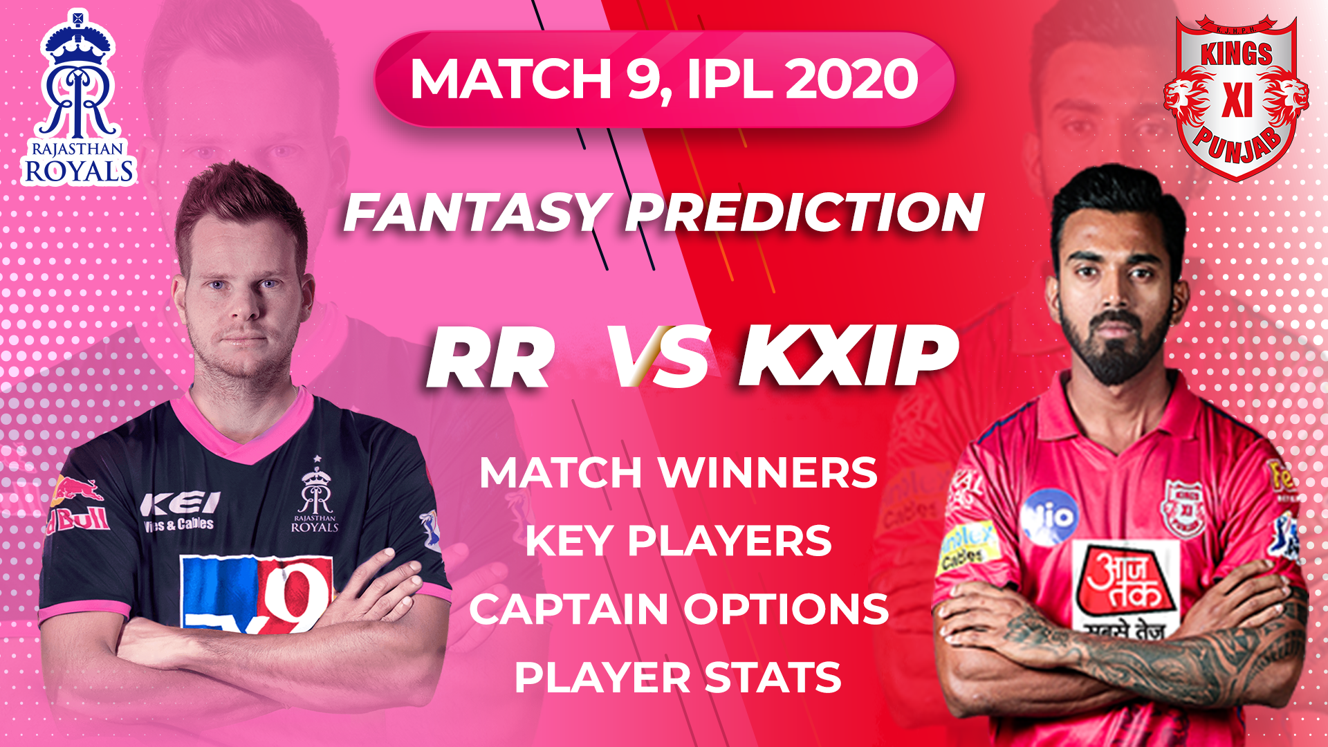 VIDEO: RR vs KXIP Dream11 IPL 2020 Prediction Tips Captain Options Player Stats Win Exciting Giveaway