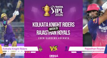 KKR vs RR Today's Match Prediction