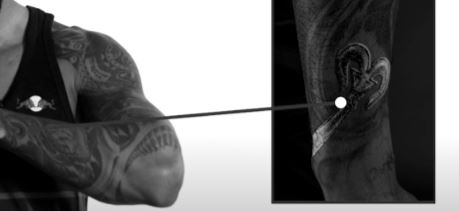 KL Rahul Bicep Tattoo