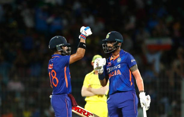 KL Rahul last 10 innings in ODI against Australia