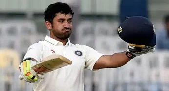Karun Nair 300 scorecard. Check details