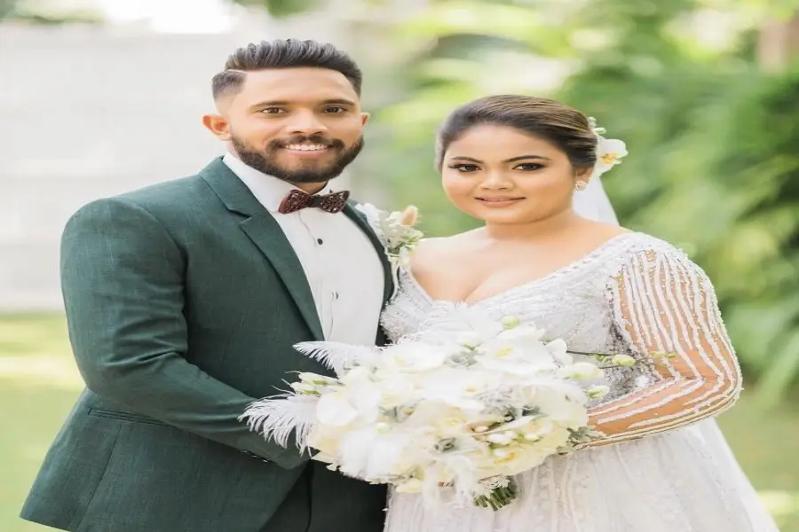 Nishell is wife of kusal mendis