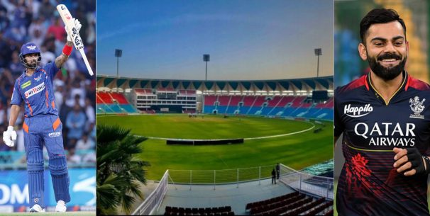 Ekana Stadium Lucknow pitch report for LSG vs RCB IPL 2023 Match 43