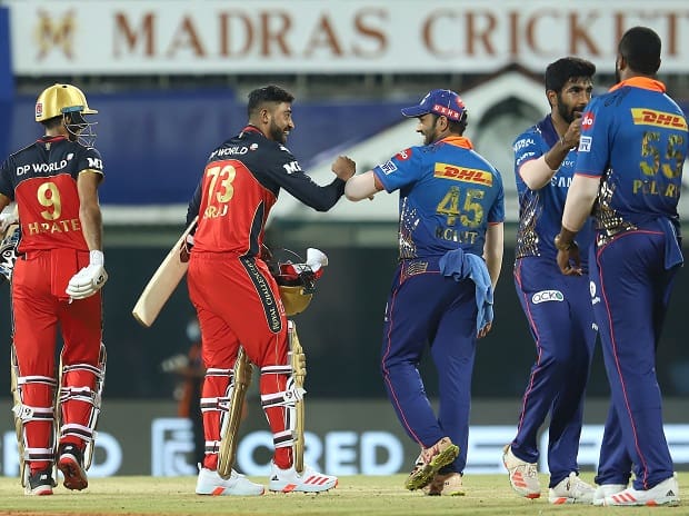 MI vs RCB Stats Highlights 1st Match IPL 2021