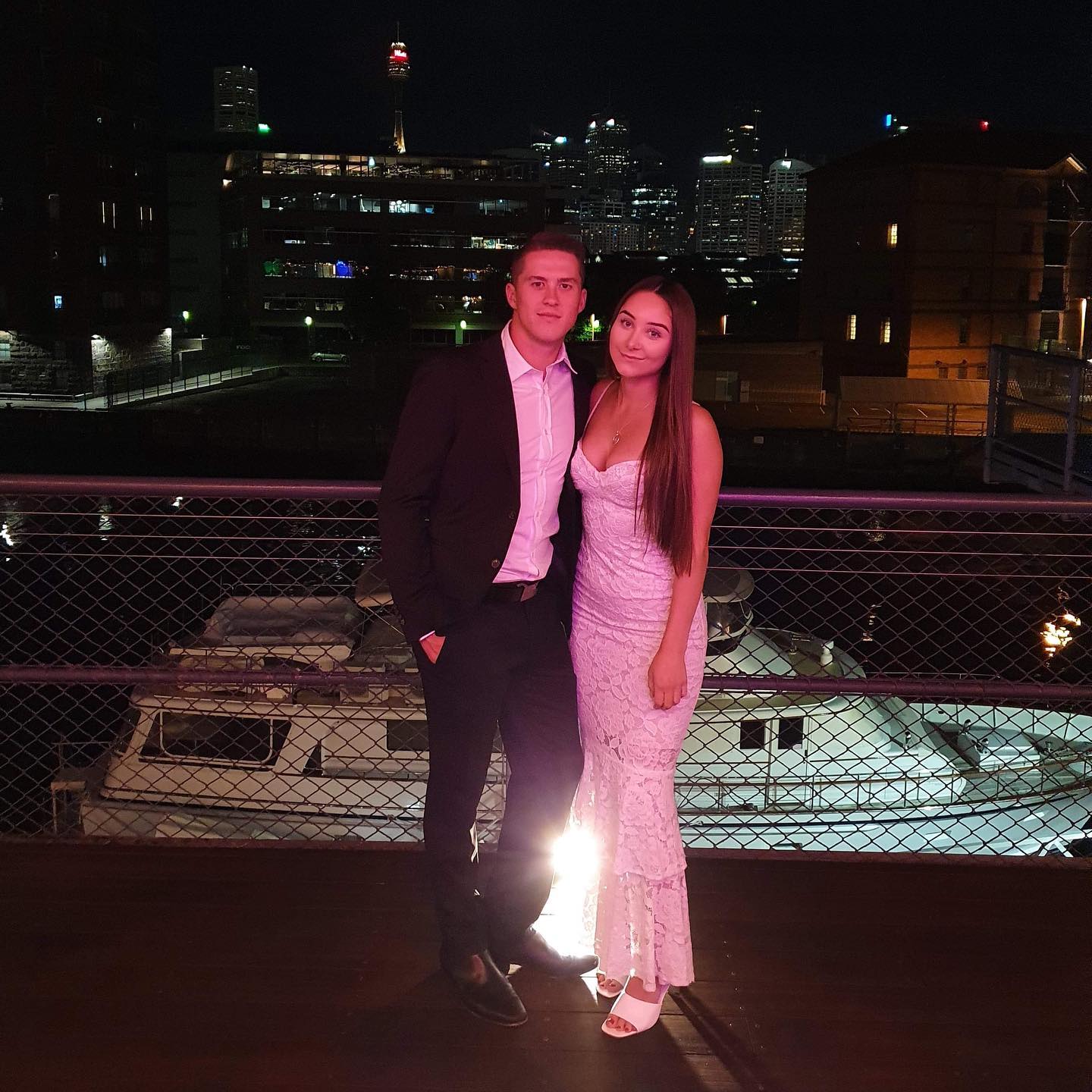 Matthew Gilkes with Wife Taylor Gollan