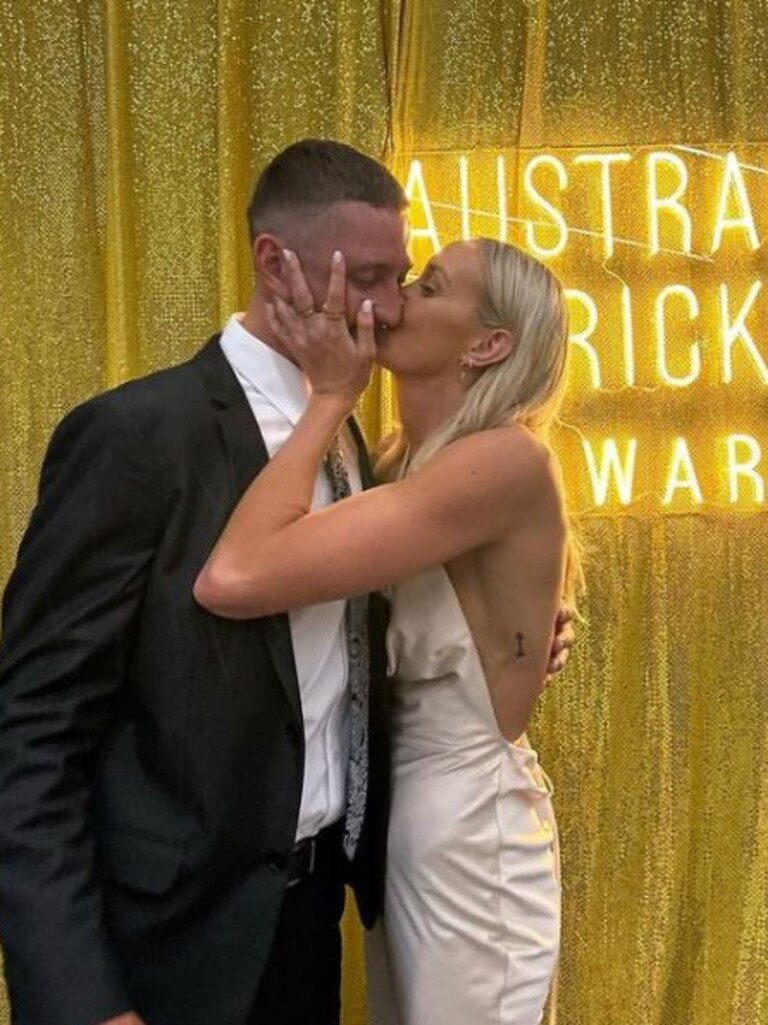 Matthew short with wife Madi Wilson