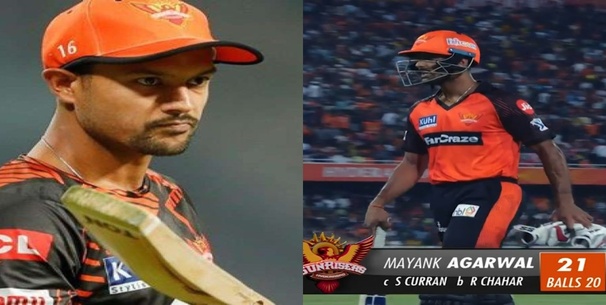 Why is Mayank Agarwal not playing GT vs SRH IPL 2023 match?