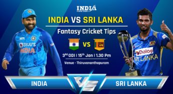 IND vs SL Dream11 Prediction, Playing 11, Top Picks, Fantasy Cricket Tips for 3rd ODI India vs Sri Lanka Dream11 Team for Today’s Match