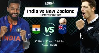 IND vs NZ Dream11 Prediction, Playing 11, Top Picks, Fantasy Cricket Tips for 1st T20I India vs New Zealand Dream11 Team for Today’s Match