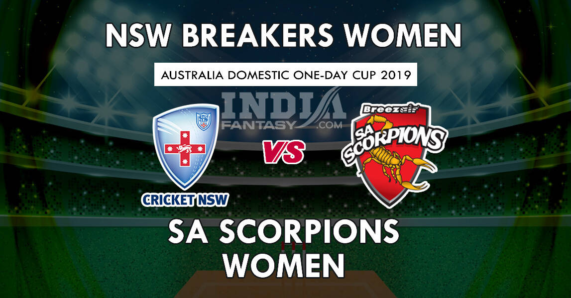 NSW-W vs SAU-W Dream11 Match Prediction | SA Scorpions vs NSW Breakers Aussie Women ODD Squads, Fantasy Team News