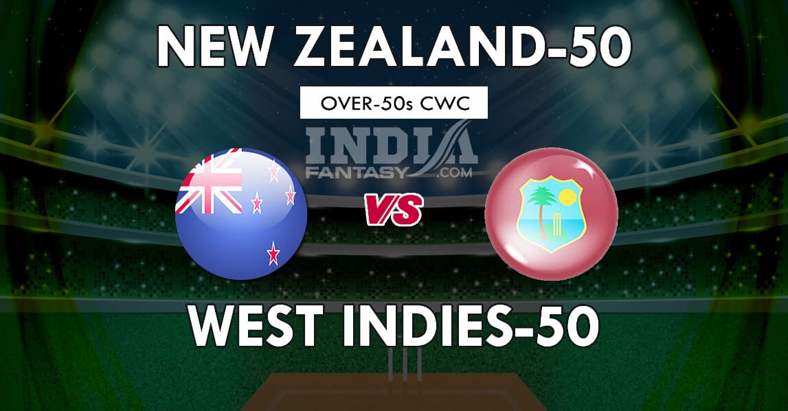 NZ-50 VS WI-50 Dream11