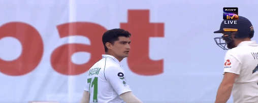 Naseem Shah Chris Woakes