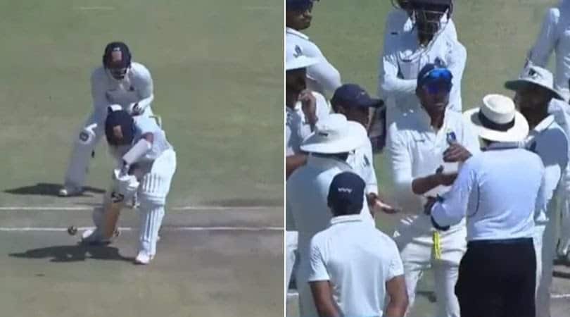Watch: Bizarre nine-feet mark rule saves Cheteshwar Pujara from LBW in Ranji Trophy