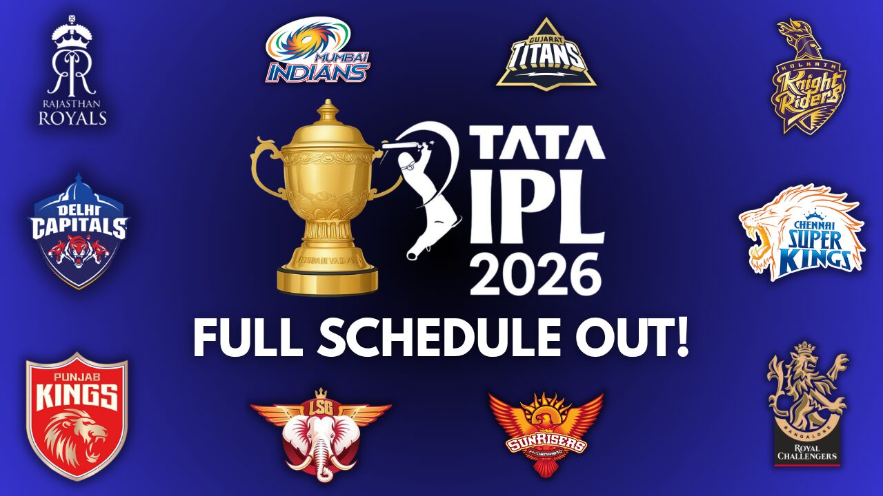 IPL 2026 Schedule: Full Schedule for Tata Indian Premier League 2026 ...