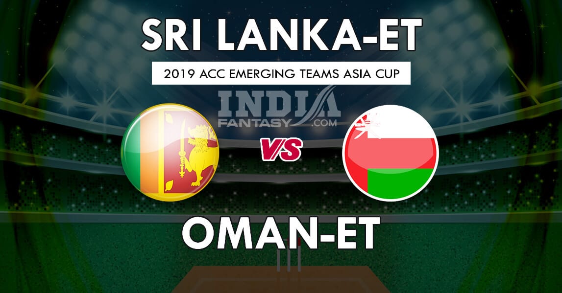 SL-ET VS OMN-ET Dream11