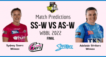 SS-W vs AS-W Dream11 Prediction, Playing 11, Top Picks, Fantasy Cricket Tips for WBBL 2022 Final Sydney Sixers Women vs Adelaide Strikers Women Dream11 Team for Today’s Match
